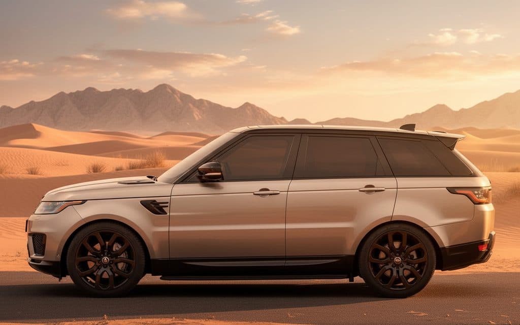 LandRover RangeRoverSport 2021 Brown side profile LandRover RangeRoverSport 2021 Brown side profile