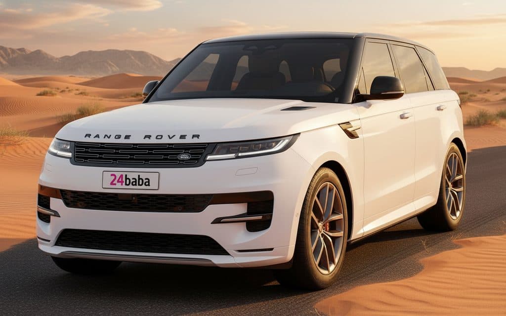 Land Rover Range Rover Sport 2025 White rental in Dubai Land Rover Range Rover Sport 2025 White rental in Dubai