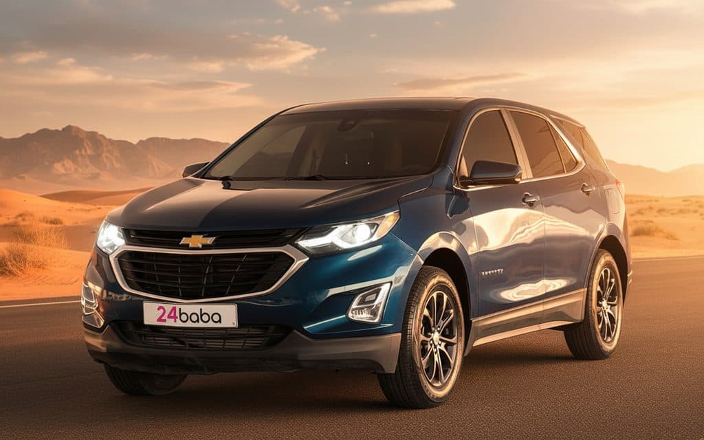 Chevrolet Equinox 2021 Blue rental in Dubai Chevrolet Equinox 2021 Blue rental in Dubai